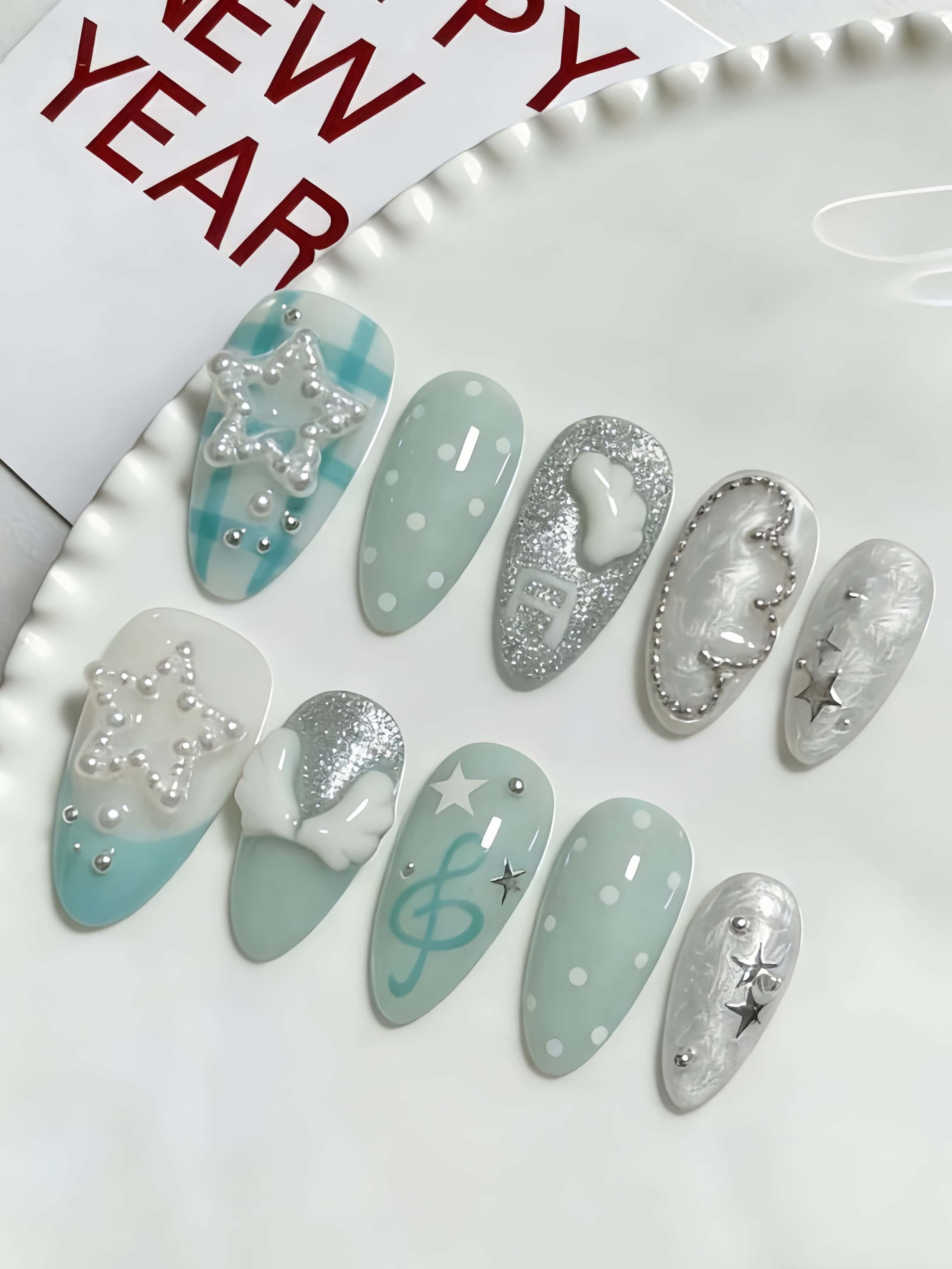 Japanese Daily Lifestyle - 10 piezas de puntas de uñas
