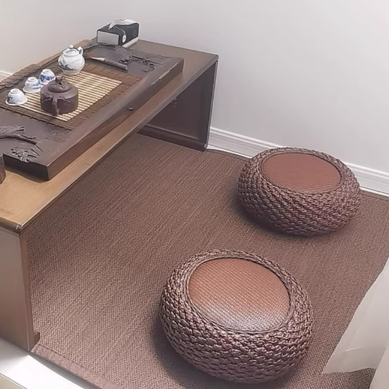 Tatami Mat Rush - Cojín de asiento grueso para el